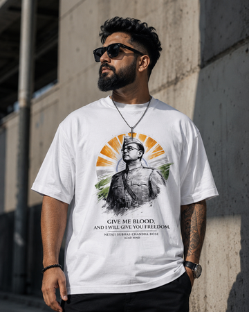 Netaji Subhas Chandra Bose Graphic T-Shirt