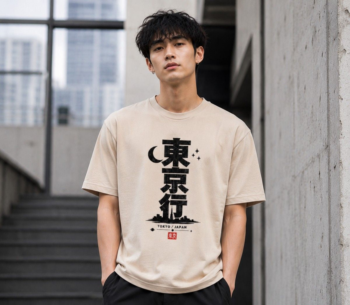 Urban Kyoto-Tokyo Fusion Tee