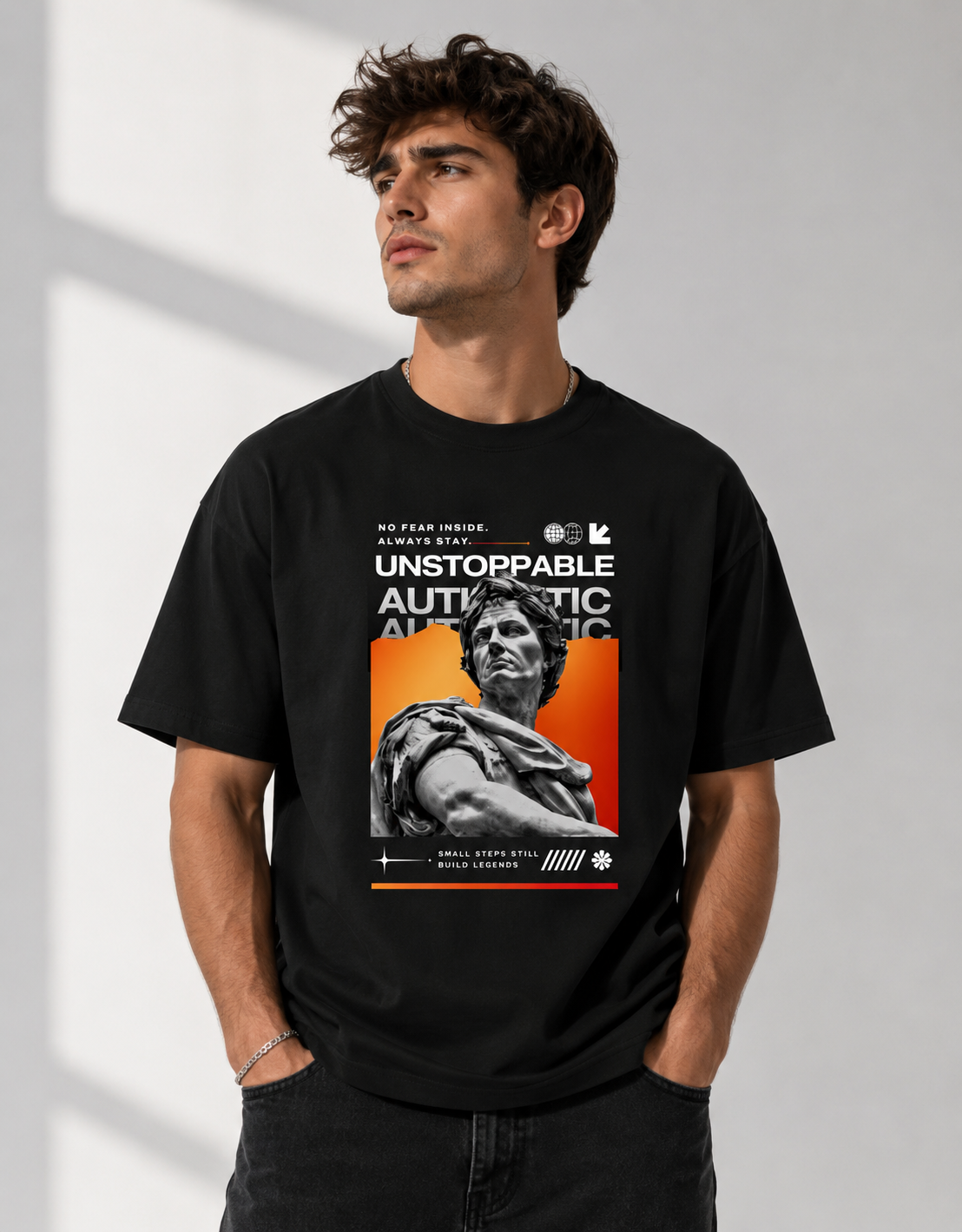 Unstoppable Oversized Graphic T-Shirt for Men & Women